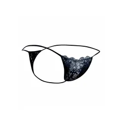 MOB Eroticwear String Dentelle LACE MoB Noir